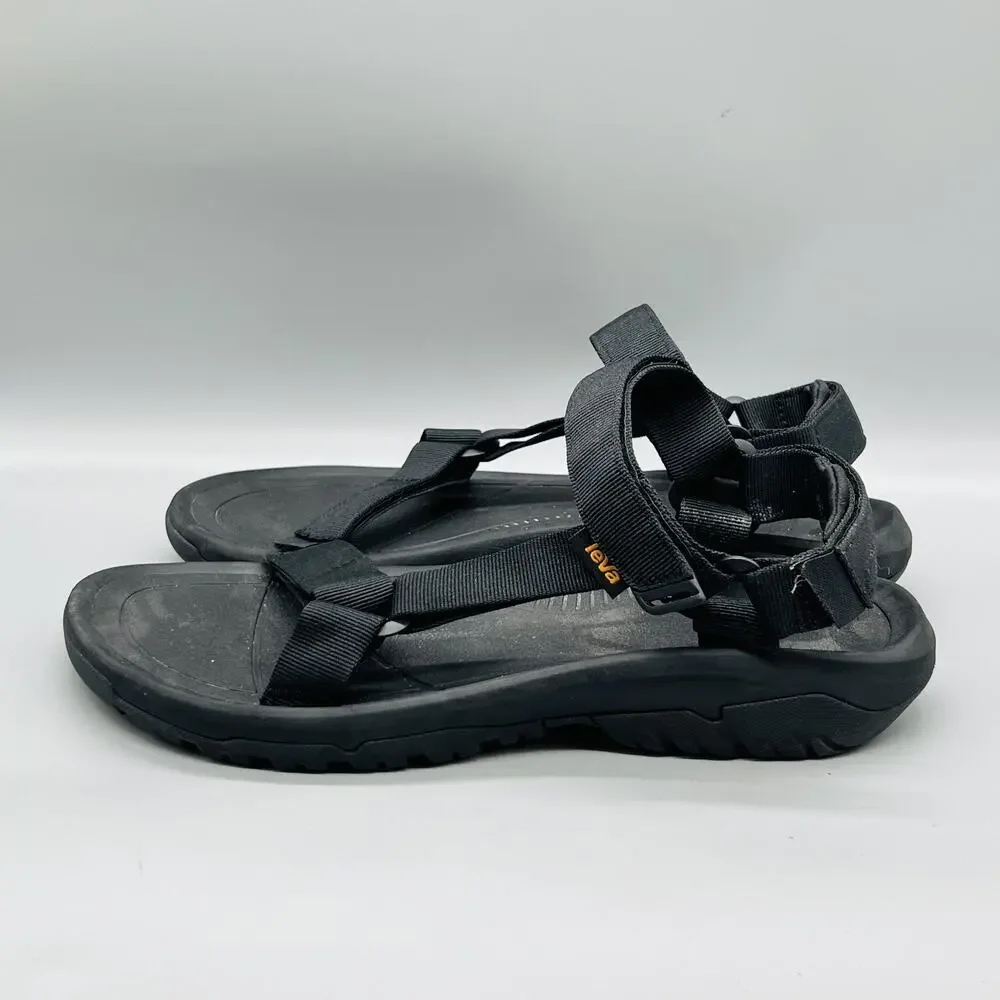 Teva Sandals Mens 12 Black Adjustable Strap Sport Hiking Outdoor Shoes Comfort